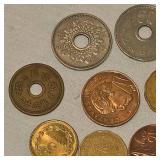 Lot of 10 Foreign Coins