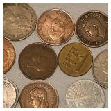 Lot of 12 Foreign Coins