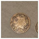 3 Silver Foreign Coins