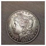 1885 Morgan Dollar $1 AU