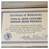 Indian Head Penny Collection as Shown