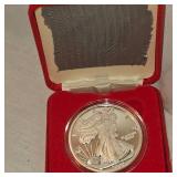 2000 Silver Eagle UNC, encaps in BOx