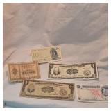 Lot of 5 Foreign Paper Money