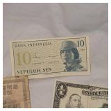 Lot of 5 Foreign Paper Money