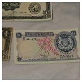 Lot of 5 Foreign Paper Money