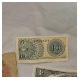 Lot of 5 Foreign Paper Money