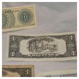 Lot of 5 Foreign Paper Money