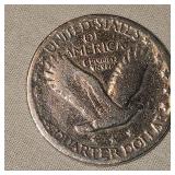 1924 and 1930 Standing Liberty Quarters 25c