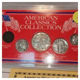 American Classic Pre 1950 -5 piece Coin Collection w/C.O.A