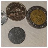 Lot of 4 Foreign Coins