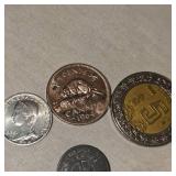 Lot of 4 Foreign Coins