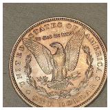 1889 Morgan Dollar $1, AU Plus