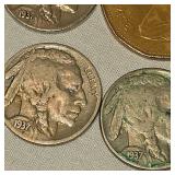 1988 Canadian Loonie , Buffalo Nickels