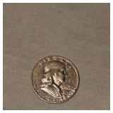 1954 Franklin Half 50c