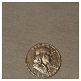 1954 Franklin Half 50c