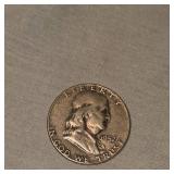 1952 Franklin Half 50c
