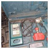 Makita Impact Driver Kit, 2 Batteries, charger and Bostich Air Crown Stapler