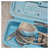 Makita 3/8" Drills, 6" Pad Ocillating Sander, Bench Grinder Head, and Misc