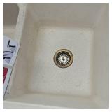 Urathane Kitchen Sink w/New Faucet Set