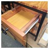 Beautiful Finished Cedar Nightstand Table w/drawer