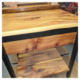 Beautiful Finished Cedar Nightstand Table w/drawer