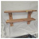 Cedar 1" Thick Double Wall Shelf