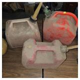 Lot of 3 Gas Cans