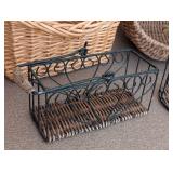 UL - Decorative Wicker Basket Set - 5-Piece