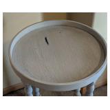 UL -Shabby Chic Style Accent Table and Petite Red Table