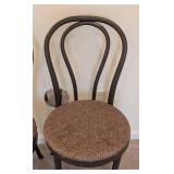LL - Vintage Bentwood Dining Chairs - 4 Chairs