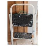 ML - 2-Piece Aluminum Step Ladders - Used, Paint-Spattered