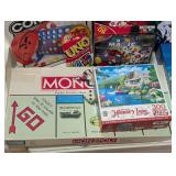 MR - Board Games Lot - Monopoly, Labyrinth, Pay Day, Rivals for Catan, Suspicion, UNO, Connect 4