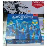 MR - Board Games Lot - Monopoly, Labyrinth, Pay Day, Rivals for Catan, Suspicion, UNO, Connect 4
