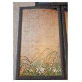 UL - Three Framed Japanese Woodblock Prints - Landscape & Seascape Triptych