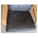 UL - IKEA Leather Lounge Chair - Dark Brown