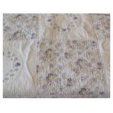 UL - Twin Bedding Set - Quilted Floral Bedspread & Coordinating Pillow Collection