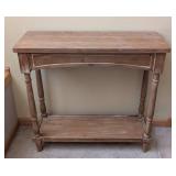 SW - Rustic Style Petite Wood Console Table