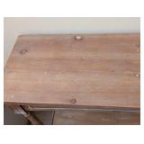 SW - Rustic Style Petite Wood Console Table