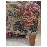 UL - Floral Armchair Floral Upholstered Accent Chair