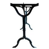 O - Green Cast Iron Base With Separate Marble Top Dining Table / Desk