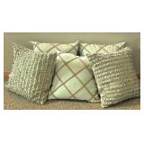 LR - Sage Green 18-inch Pillow Covers with Forms - 5-Pack