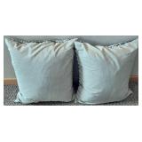 LR - Sage Green 18-inch Pillow Covers with Forms - 5-Pack