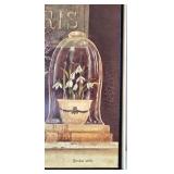 LR - Kathryn Wood Signed Painting Fleurs de Paris and Decorative Jug