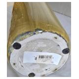 LR - Ceramic Vase Glossy Yellow Glazed Bottle Form