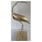 LR - ArtDreams Home Heron Series II Pair Sculptures on Square Bases