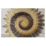 K - Sunflower Glass Centerpiece Bowl