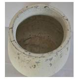 K - Wooden Canisters With Lids Pair and Ceramic Planter