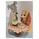 K - Walt Disney Lady & the Tramp Figurine Table Scene