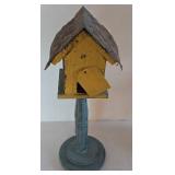 K - Rustic Wooden Birdhouses - Assorted, Largest 20-in Tall