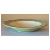 K - Pier 1 Stoneware Antique Floral Dinnerware Set - 12 Dinner Plates, 12 Salad Plates, 11 Bowls, 2 Mugs